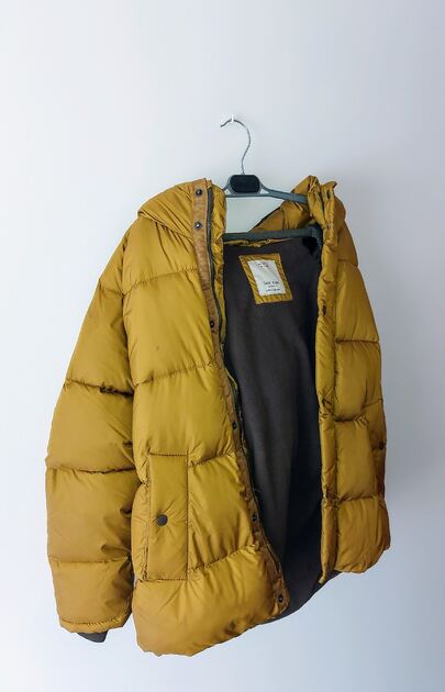 Kispo Zara Kids 152cm Dourado – Levanta Hoje. Casacos
