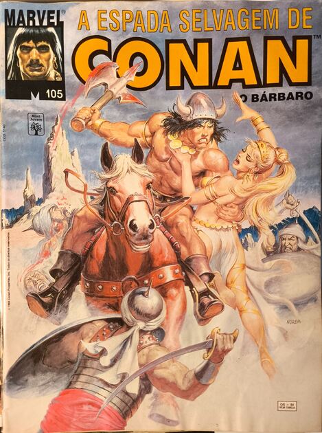 A Espada Selvagem de Conan (77 vols). Livros