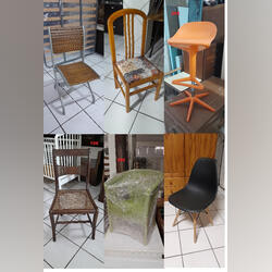 Cadeiras e Bancos diversos. Cadeiras