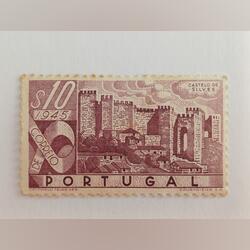 Portugal - Castelos de Portugal, 0$10, 1946. Selos