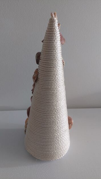 Árvore de macrame e conchas. Outros Arte e Decoração