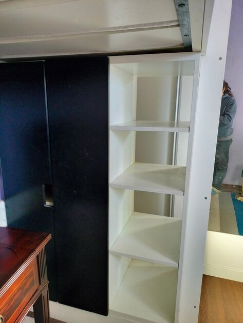 Cama alta Ikea sem secretária . Camas