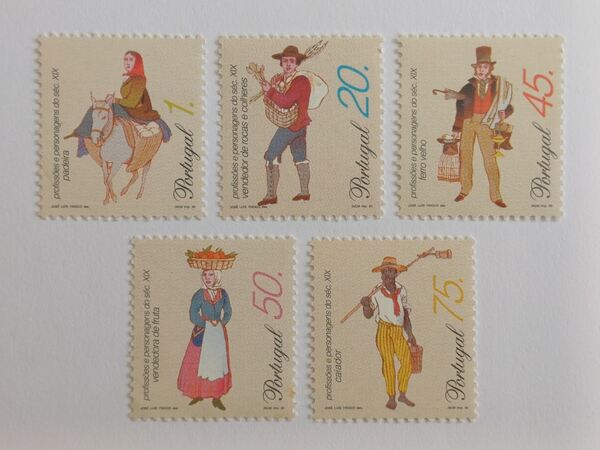 Aves de Portugal (1º grupo), 2000 Selo autocolante. Selos