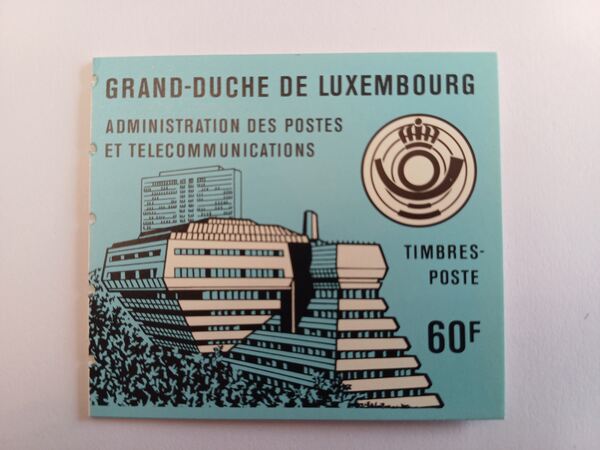 Luxemburgo Carteira Centenário Robert Schuman1986. Selos