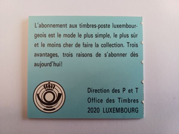 Luxemburgo Carteira Centenário Robert Schuman1986. Selos