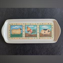 Torteira / Bandeja Cloverleaf – Farm Animals . Pratos