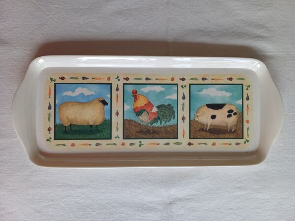Torteira / Bandeja Cloverleaf – Farm Animals . Pratos