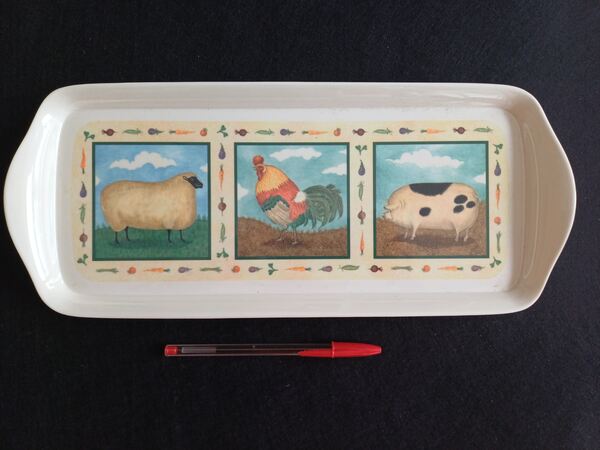 Torteira / Bandeja Cloverleaf – Farm Animals . Pratos