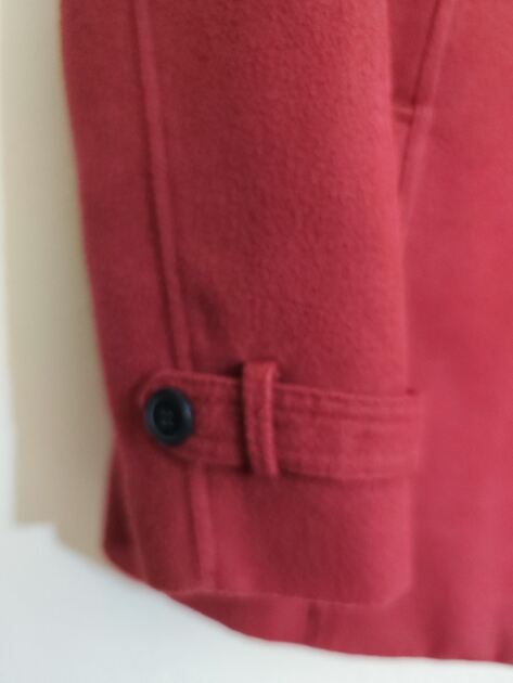 Casaco 3 quartos de Senhora, vermelho escuro da In Extenso . Casacos mulher