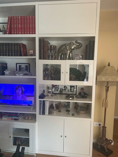 Móvel TV lacado branco. Móveis para TV