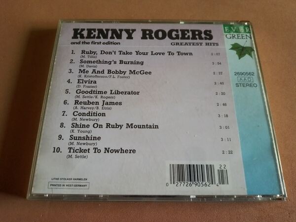CD Kenny Rogers - Greatest Hits . Vinil, CDs