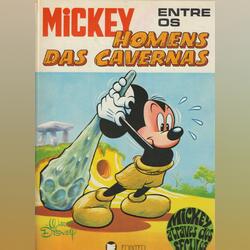 Mickey Entre os Homens das Cavernas. Banda Desenhada. Matosinhos