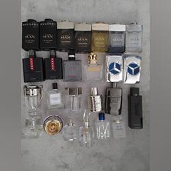 Frascos perfume vazios. Perfumes