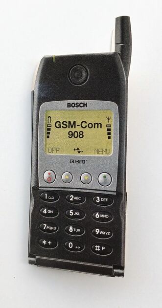 Carteira de fósforos Telemóvel Bosch, anos 90 . Outras Artes e Coleccionismo