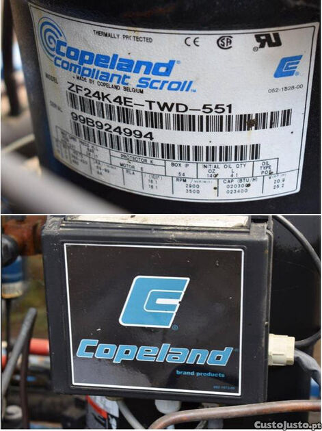 Unidade de resfriamento operacional para câmara fr. Expositores refrigerados