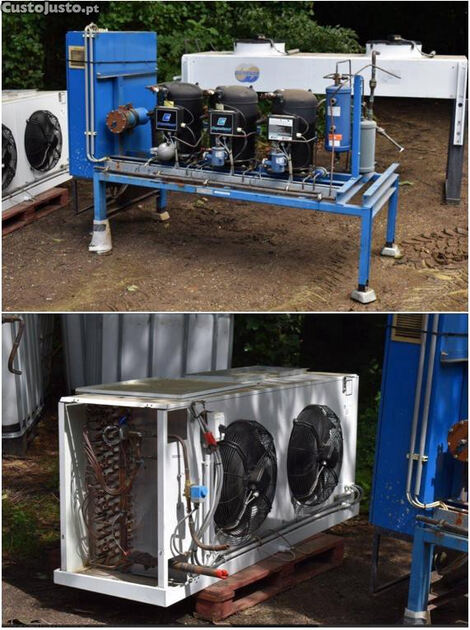 Unidade de resfriamento operacional para câmara fr. Expositores refrigerados