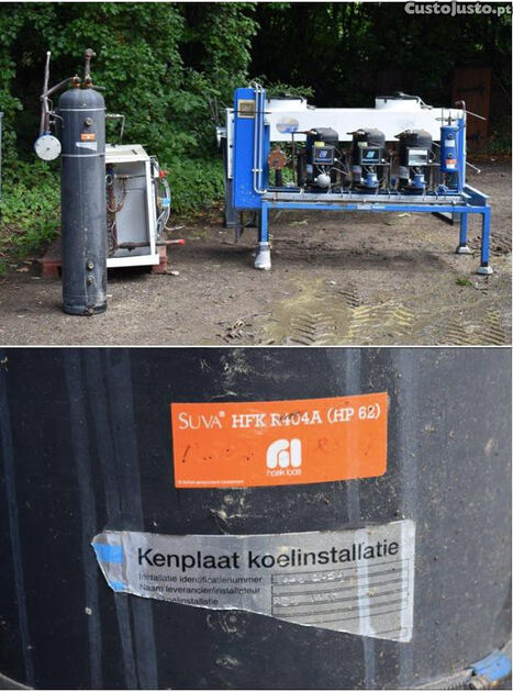 Unidade de resfriamento operacional para câmara fr. Expositores refrigerados