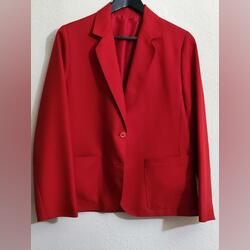 Blazer elegante vermelho de Senhora tamanho 40 . Fatos e Blazers