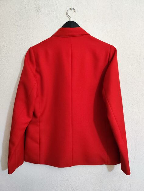 Blazer elegante vermelho de Senhora tamanho 40 . Fatos e Blazers