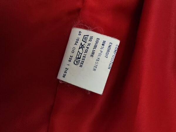 Blazer elegante vermelho de Senhora tamanho 40 . Fatos e Blazers