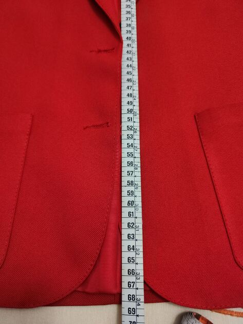 Blazer elegante vermelho de Senhora tamanho 40 . Fatos e Blazers