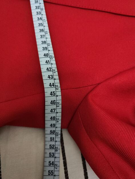 Blazer elegante vermelho de Senhora tamanho 40 . Fatos e Blazers