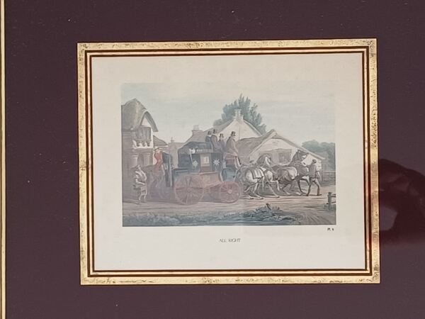 Quadro Gravura All Right . Quadros