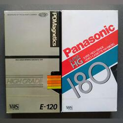 Cassete VHS PDMMagnetics & Panasonic. Filmes e DVDs. Faro.     