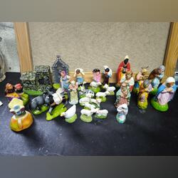 Conjunto Figuras de presépio 28 ud. Estátuas e artigos religiosos