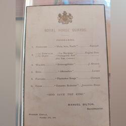 Programa Royal Horse Guard 1904. Outras Artes e Coleccionismo