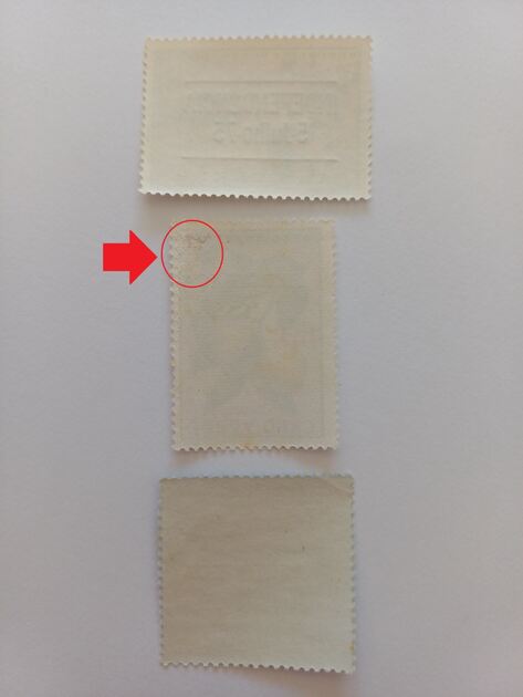 Cabo Verde - 3 selos de 1975 e 1976 com sobrecarga. Selos