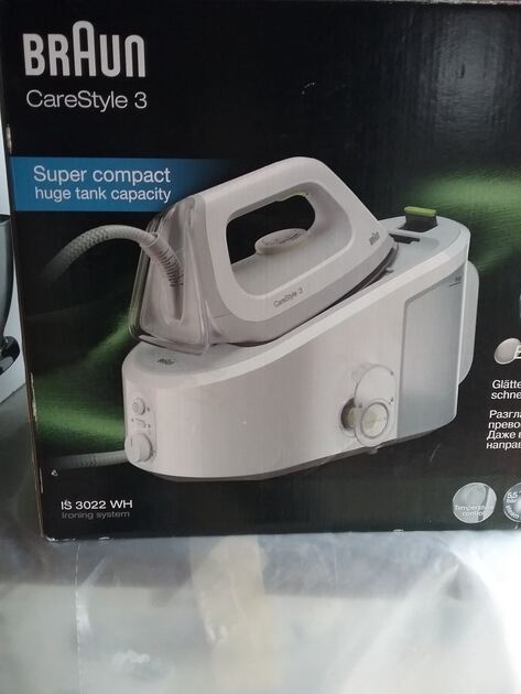 Centrale a vapeur Braun.. Ferro de Engomar