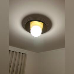 Candeeiro de teto de quarto . Candeeiros. Luz branca De teto De quarto De metal  Novo / Como novo Suspenso