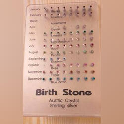 Conjunto 78 piercings novos - Birth Stone . Piercings. Avenidas Novas.     