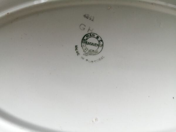 terrina e travessa antiga , gilman sacavem. Louças