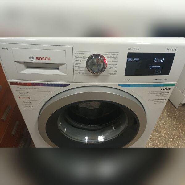 Máquina de lavar roupa da bosch 9kg. Máquinas de Lavar Roupa