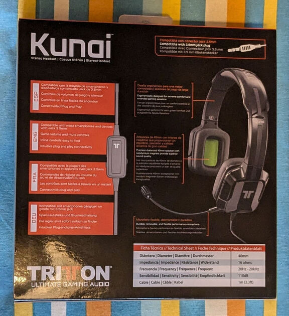Headset Madcatz Tritton Kunai - Multiplataformas. Acessórios