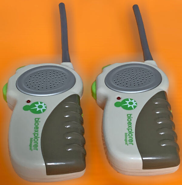 Par de Walkie Talkie Imaginarium, como Novo. Jogos educativos