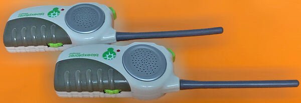 Par de Walkie Talkie Imaginarium, como Novo. Jogos educativos