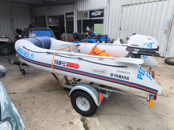 Vendo Atrelado e Barco Semi-Rígido e Motor. Barcos a motor