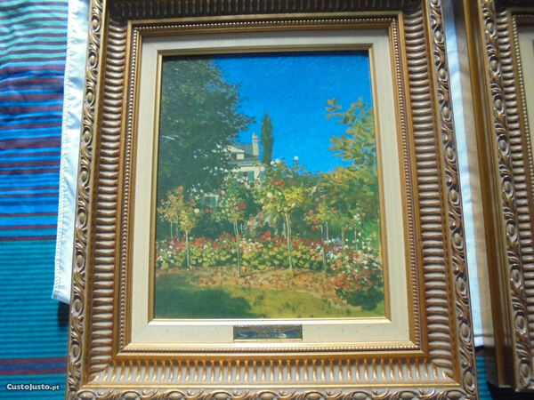 Seis quadros MONET ART GALLERY, com certificado. Quadros