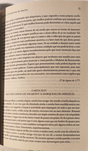 As Ligações Perigosas - Pierre Choderlos de Laclos. Livros