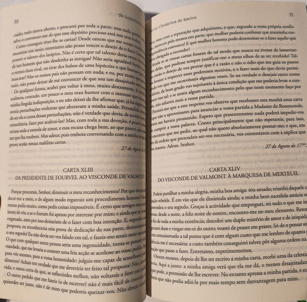 As Ligações Perigosas - Pierre Choderlos de Laclos. Livros