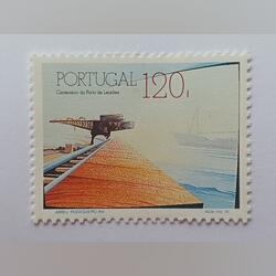 Filatelia Centenário do porto de Leixões, 1992. Selos