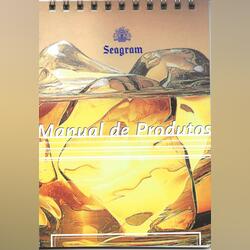 Manual de bolso dos produtos da marca Seagram . Livros. Avenidas Novas.  Gastronomia   