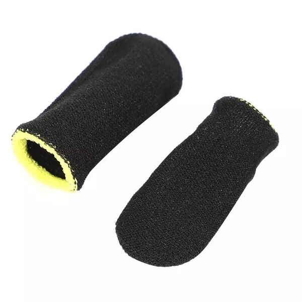Luvas de jogo de 18 pinos preto / amarelo. Acessórios