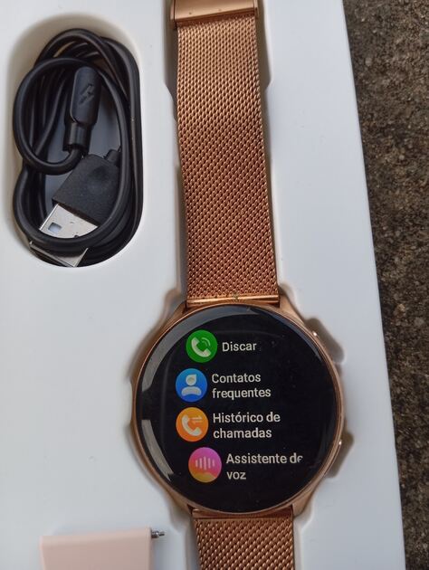 Smartwatch Modelo G35 Dourado . Smartwatches