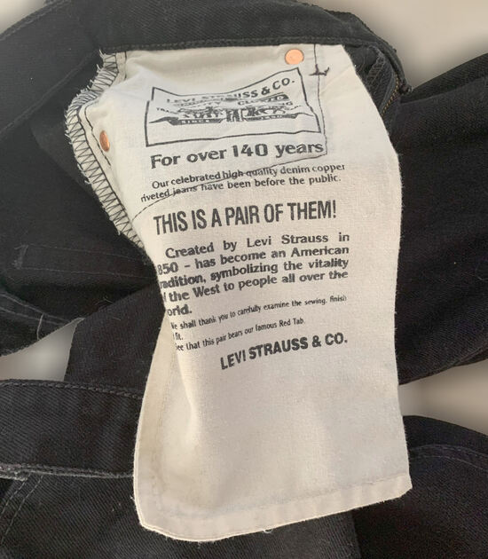 Calças de Ganga de Adulto, Unissexo, Levi Strauss,. Calças mulher e Macacão