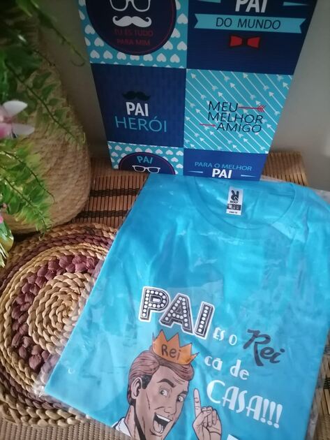 T shirt dia do pai tamanho M. T-shirts para Homem