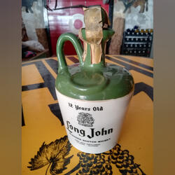 Whisky Long John 12 anos garrafa decanter ceramica. Alimentos e bebidas. Golegã
